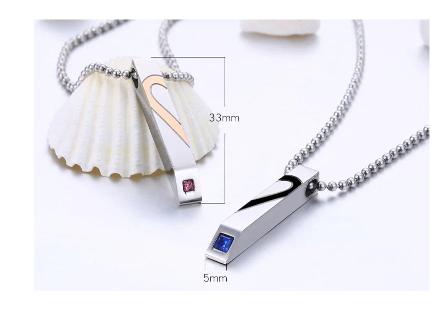 The Eternal Heart | Couple’s Pendant Set