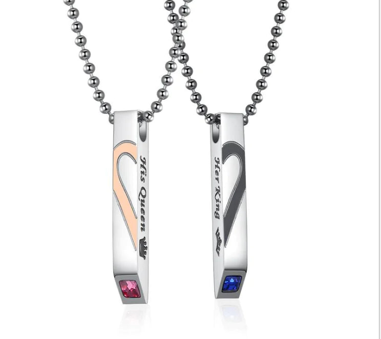 The Eternal Heart | Couple’s Pendant Set